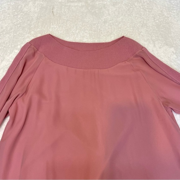 Soft Surrounding Dianthus Chiffon Lagenlook Tunic in Dusty Pink Women's Medium - Picture 8 of 9